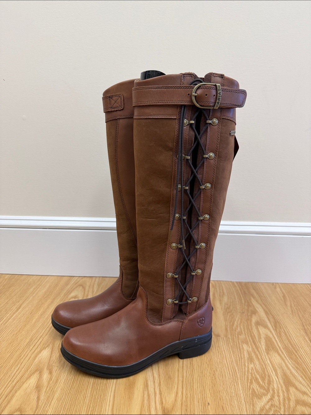 Ariat Brown Riding Grasmere Pro GTX Womens Tall Boots - Briar